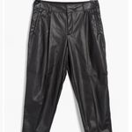 BCBGeneration NWT BCBGenration Seam Detail Faux Leather Crop Pants Photo 2