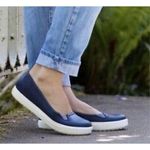 Crocs ✨ Citilane Navy Blue Ballerina Round Toe Sz 11 Flats✨ Photo 2