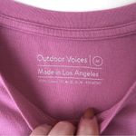 Outdoor Voices Pink Logo Los Angeles Short Sleeve Tshirt M Photo 1