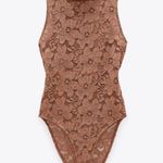 ZARA NWT  Floral Lace Bodysuit Photo 1