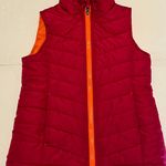Lands' End  Pink Zip Up Puffer Vest Womens Size Small  Photo 0