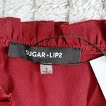Sugar Lips NWT  Satin Belljar Balloon Sleeve Blouse Photo 3
