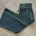 Nike Gray silver tag vintage y2k  womens wide leg capri yoga pants Photo 0