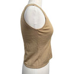 Caslon Vintage Top Size S Beige Sleeveless V-Neck Photo 3
