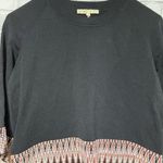 Maje  Black Zig Zag Trim Sweater S/M Photo 13
