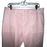 Sanctuary  Clothing Womens Patch Pocket Casual Cropped Capri Pants Pink‎ Size 32 Photo 8