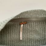 Free People Autumn Sky Olive Ombré Fuzzy Knit Pullover Sweater Medium Photo 3