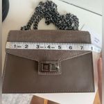 New trending color Italian purse / bag / perfect for night out/ suede leather Brown Photo 5
