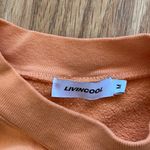 Livin Cool ESSENTIAL CROPPED SWEATSHIRT IN ORANGE JULIUS - MEDIUM Photo 6