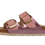 Birkenstock Arizona Big Buckle Natural Leather Sandals Ceramic Pattern Rose W8 Photo 0