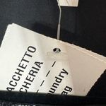 Nara Camicie Black Sleeveless Blouse White Floral Embroidery Size 0 XSmall NEW Photo 2