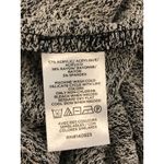 Loft  Small Cozy Square Neck Shift Dress Black White Pullover Stretch Long Sleeve Photo 6