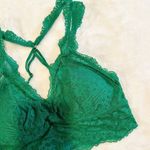 Aerie NWT Fa La Lace Padded Bralette in Green Alpine - Size: Small Photo 2