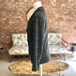 White House | Black Market WHBM Studio Trophy Plaid Black Grey Tweed Knit Double Breasted Blazer 4 Photo 6