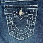 True Religion  26 Dark Blue Wash Crystal Embellished Disco Julie Big Skinny Jeans Photo 3