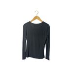 Cherokee Women’s Medium Gray Long Sleeve Underscrubs Knit Tee | Base Layer Photo 2