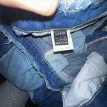 SheIn Two-Tone Blue Patchwork Jeans Photo 2