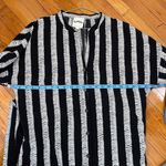 Dubgee by Whoopi Women's Black Stripe Long Sleeve Hi Photo 11