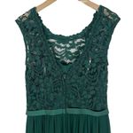 David's Bridal NWT  F19328 Bridesmaid Dress in Juniper Green Size 0 Photo 4