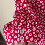 Boden red floral mini tea dress Size 4P Photo 5