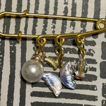 Gold Butterfly Charm Brooch 🦋 Photo 0