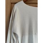 POL Baby Pink Textured Wool Blend Hi-Low V-Neck Long Sleeve Shirt Women’s Small Photo 6