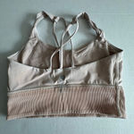 Women's Lululemon Free to be long line Sports Bra Size 4 light pink Photo 3