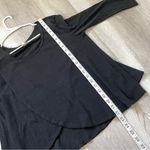 Free People  Shirt bonsai drape front jersey tee womens Black (xsmall) boho Photo 3