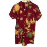 Free People NWT  Red Malibu Romper MD Photo 1