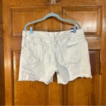 Carve Designs Carve Women’s White Raw Hem Jean Shorts Sz 12-EUC Photo 2