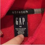 Gap  red pullover quarter zip fleece size medium Photo 2