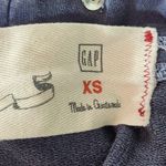 Gap  Blue T-Shirt Knit Mini Skirt with Raw Edge Detail Size XS Pull-on Mini Skirt Photo 5