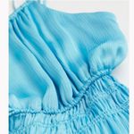 H&M crinkle blue maxi dress Photo 2
