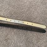 Women’s Belts 2 Pack 1 Black wSilver Buckle & 1 Gold/Silver wGold Buckle L NWT Size L Photo 3