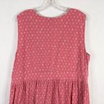 Woman Within  Plus Size 1X 22W 24W Dress Pink Diamond Print Sleeveless Shift 1265 Photo 4