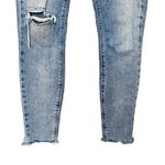 RTA Womens Madrid Skinny Distressed Jeans In Midtown Blue Size 26 Photo 4