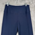 Sympli Crop Pant Minimalist Lagenlook Slinky Stretch Travel Quiet Luxury Comfort Blue Size 14 Photo 3