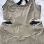 Free People NWOT Back It Up Onesie - Sage Beige Photo 6