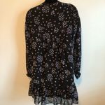 Urban Outfitters  Black long sleeve ruffle mini dress xs Photo 1