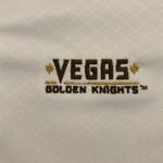 Antigua NHL Vegas Golden Knights White Athletic Casual Golf Polo Shirt Womens M. Photo 2