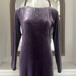 Donna Karan NY Jewel Low Back Velvet Gown in Purple, Size 10 NEW w/Tag $450 Photo 10