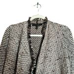 White House | Black Market Sweater Jacket Womens Small Multicolor Tweed Open Drape Photo 1