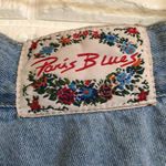 Vintage 90s Y2k Paris blues button fly high rise wide leg jean Women’s Size 28 Blue Photo 6