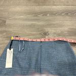 L'Agence  Blue Tweed Mini Skirt Photo 6