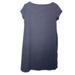 Eileen Fisher Black Organic Cotton Spandex Jersey Short Sleeve Dress Size SMALL Photo 5