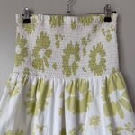 American Eagle White Floral Strapless Mini Dress Size Medium Photo 2