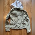 GUC Nori sage denim sweatshirt jacket Medium Photo 3