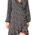 June and Hudson  Flowey Romantic Floral Wrap Dress Large Spring Photo 1