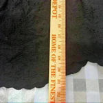 Democracy  Womens Short Sleeve Round Neck Embroidered Eyelet Woven Top Black Sz M Photo 10