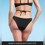 Shade & Shore Women's Strappy High Leg Extra Cheeky Bikini Bottom Photo 2